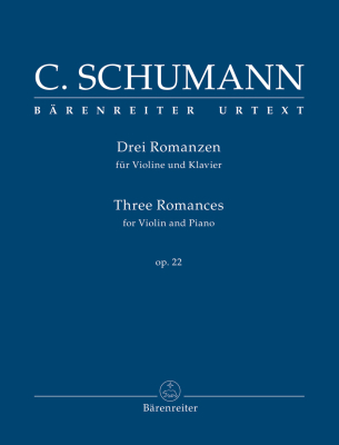 Baerenreiter Verlag - Three Romances, op. 22 - Schumann/Ross - Violin/Piano - Book