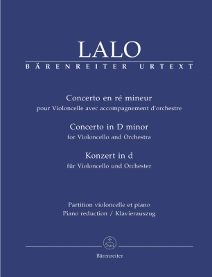 Concerto in D minor - Lalo/Macdonald - Cello/Piano Reduction - Sheet Music