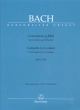 Baerenreiter Verlag - Concerto for Harpsichord and Strings in G minor BWV 1058 - Bach\/Breig - Harpsichord\/Piano Reduction (2 Pianos, 4 Hands) - Book