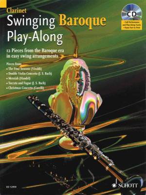 Schott - Swinging Baroque Play-Along for Clarinet