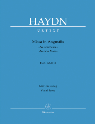 Baerenreiter Verlag - Missa in Angustiis Hob.XXII:11 Nelson Mass Haydn, Thomas Partition vocale Livre