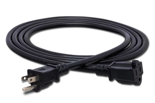 Hosa - Power Cord Nema 5-15R to NEMA 5-15P, 25 Foot