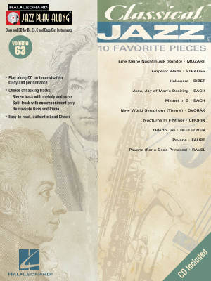 Classical Jazz: Jazz Play-Along Volume 63 - Book/CD