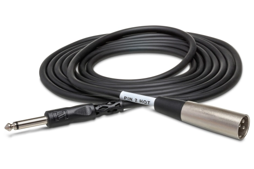 Hosa - Unbalanced Interconnect 1/4 inch TS to XLR3M, 10 Foot