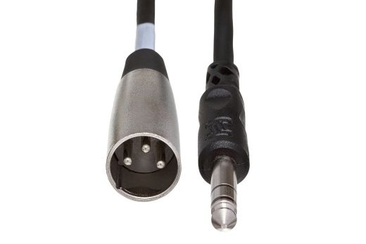 Unbalanced Interconnect 1/4 inch TS to XLR3M, 2 Foot