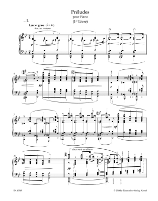Preludes for Piano, Volume 1 - Debussy/Kabisch - Piano - Book