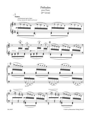 Preludes for Piano, Volume 2 - Debussy/Kabisch - Piano - Book
