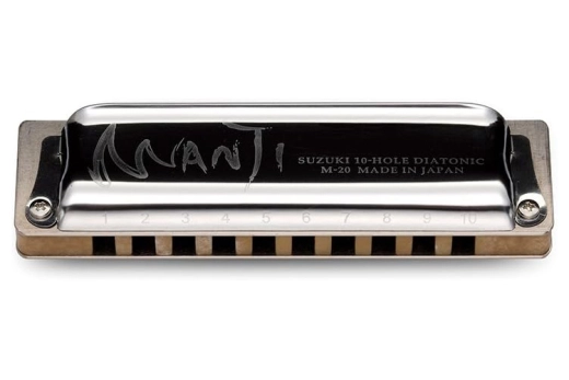 Suzuki - Manji 10-Hole Diatonic Harmonica, Country Tuning - Key of G