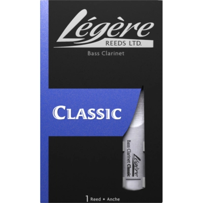 Legere - Classic Bass Clarinet Reed - Strength 3.25