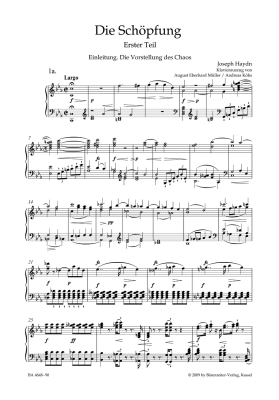 The Creation Hob. XXI:2 - Haydn/Oppermann - Vocal Score - Book