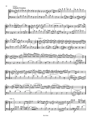 Two Duos KV 423, 424 - Mozart/Berke - Violin/Cello - Score/Parts