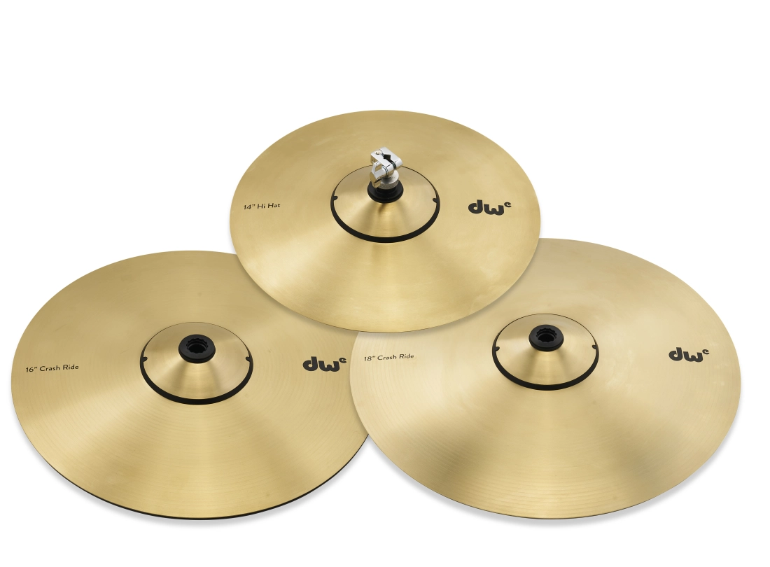 DWe Electronic Metal Cymbal Pack - 3-Piece