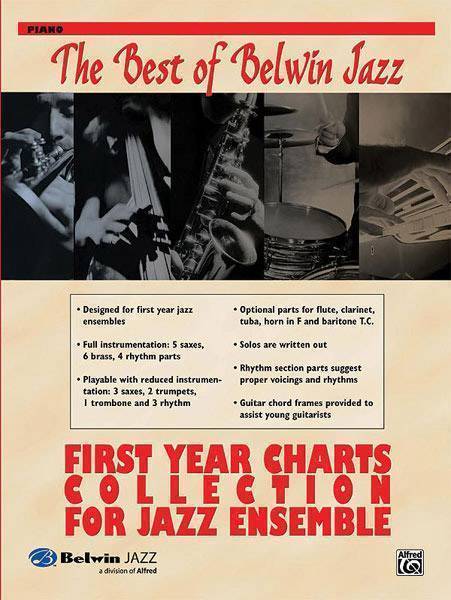 Best of Belwin Jazz: First Year Charts Collection for Jazz Ensemble - Piano