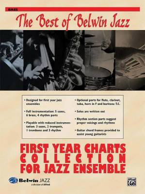 Best of Belwin Jazz: First Year Charts Collection for Jazz Ensemble - Bass