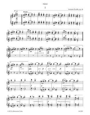 Slavonic Dances, op. 46 - Dvorak/Burghauser - Piano Duet (1 Piano, 4 Hands) - Book