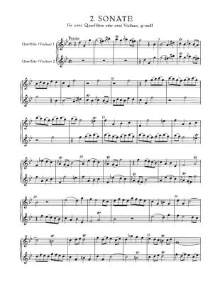 Six Canonic Sonatas, op. 5 TWV 40: 118-120 Volume 1 - Telemann/Hausswald - 2 Flutes or 2 Violins - Book