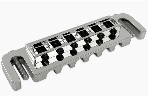 Leo Quan Badass Wraparound Guitar Bridge - Nickel