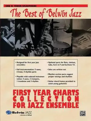 Belwin - Best of Belwin Jazz: First Year Charts Collection for Jazz Ensemble - Tenor Saxophone 2