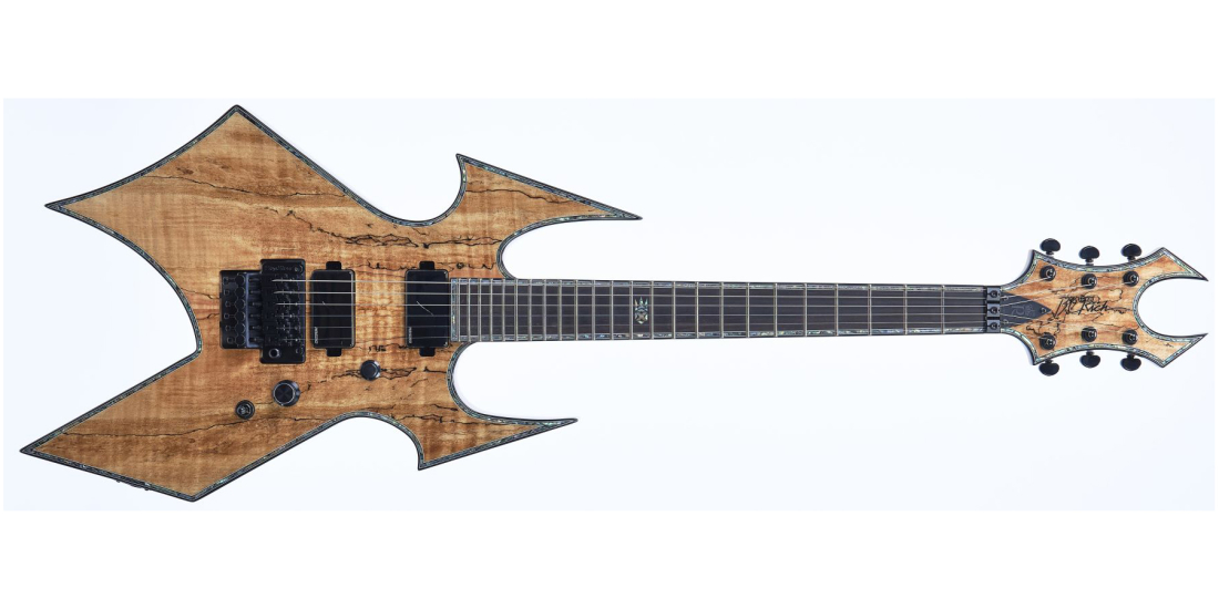 Warbeast Extreme Exotic Electric Guitar with Floyd Rose - Spalted Maple
