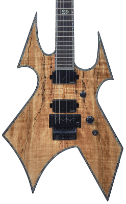 Warbeast Extreme Exotic Electric Guitar with Floyd Rose - Spalted Maple