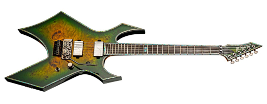 Warlock Extreme Exotic Electric Guitar with Floyd Rose - Reptile Eye