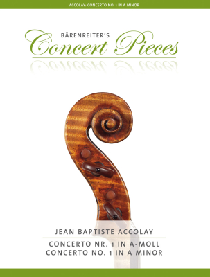 Baerenreiter Verlag - Concerto no. 1 in A minor - Accolay/Sassmannshaus - Violin/Piano - Book