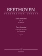 Baerenreiter Verlag - Two Sonatas in E major, G major op. 14 - Beethoven\/Del Mar - Piano - Book