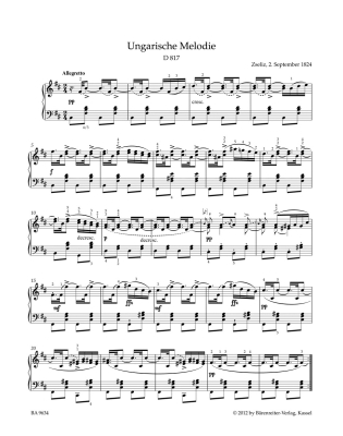 Late Piano Pieces - Schubert/Durr - Book