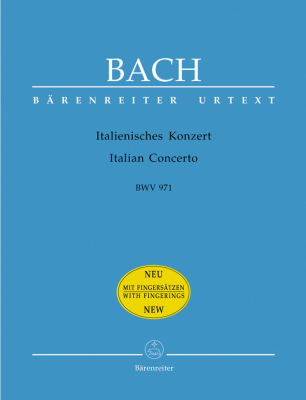 Baerenreiter Verlag - Italian Concerto BWV 971 - Bach/Emery/Kretschmar-Fischer - Piano - Book