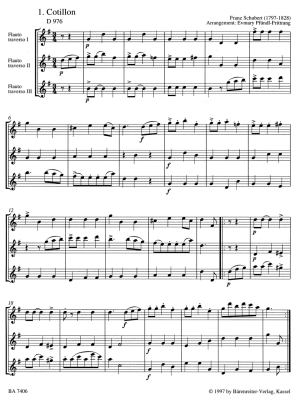 Dances for Three Flutes - Schubert/Pfundl-Frittrang - Flute Trio - Book