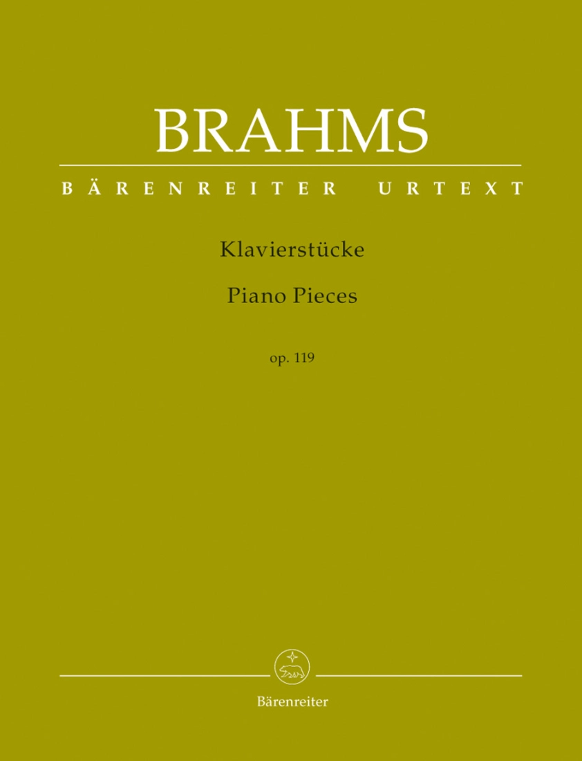 Piano Pieces op. 119 - Brahms/Kohn - Piano - Book