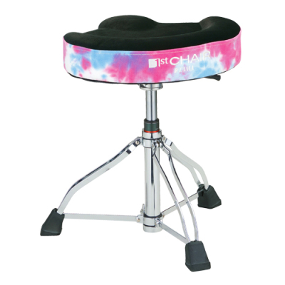 Limited Edition 1st Chair Glide Rider with Tie-Dye Fabric Top Seats - Fluorescent Pink Sky