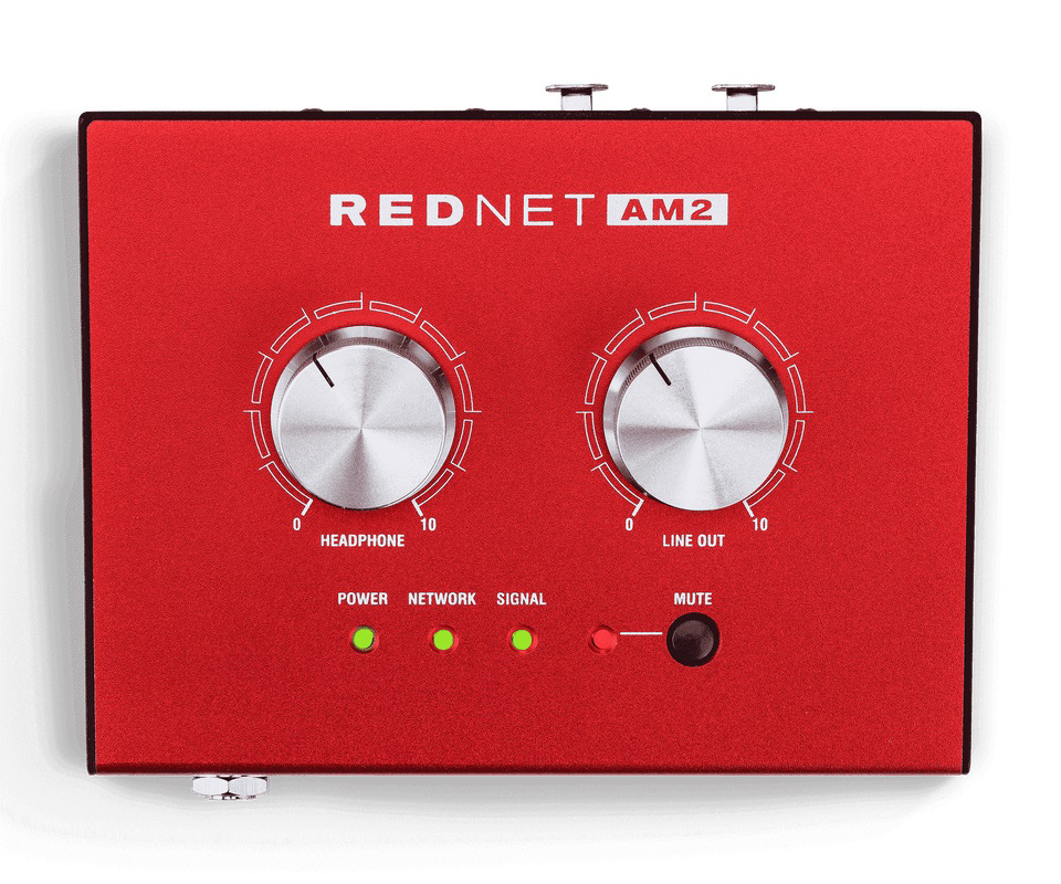RedNet AM2 Stereo Dante Headphone Amplifier