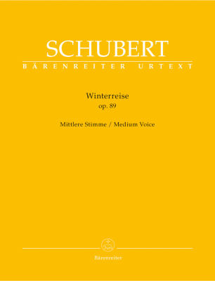 Baerenreiter Verlag - Winterreise, op.89 D911 Schubert, Duff Voix moyenne et piano Livre