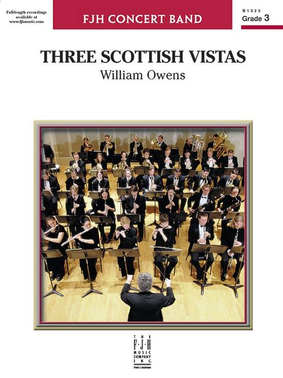 Three Scottish Vistas - Owens - Concert Band - Gr. 3