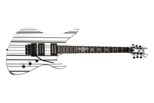 Schecter - Synyster Standard - Gloss White with Black Pinstripes