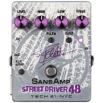 SansAmp Frank Bello Signature Street Driver 48 Preamp/DI Pedal