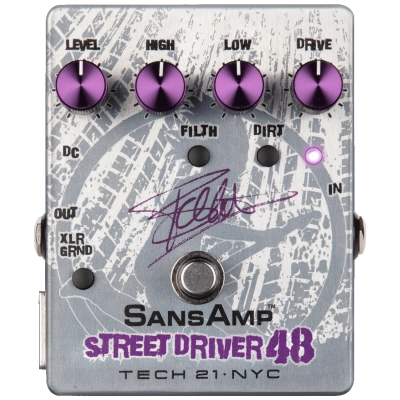 Tech 21 - SansAmp Frank Bello Signature Street Driver 48 Preamp/DI Pedal