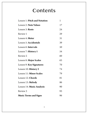 Essential Music Theory, Level 1 - Sarnecki - Book