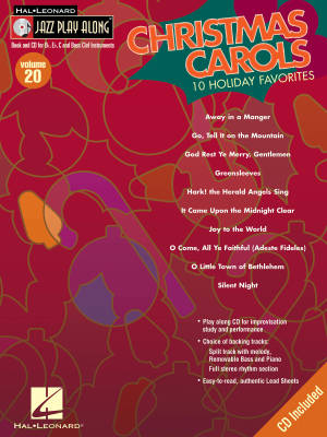 Hal Leonard - Christmas Carols: Jazz Play-Along Volume 20 - Book/CD