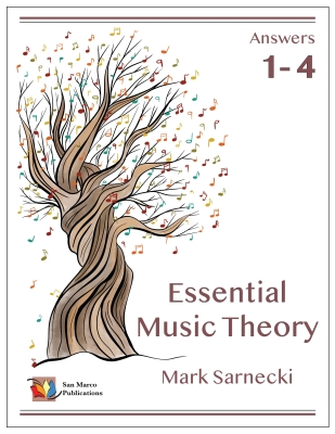 San Marco Publications - Essential Music Theory Answers, Levels 1-4 - Sarnecki - Book