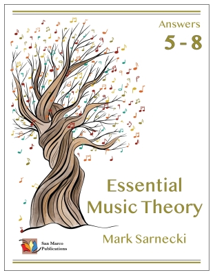 San Marco Publications - Essential Music Theory Answers, Levels 5-8 - Sarnecki - Book
