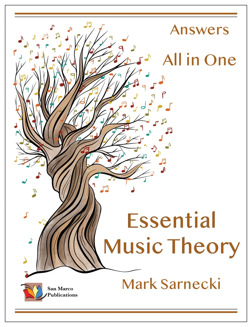 Essential Music Theory Answers, All in One - Sarnecki - Book