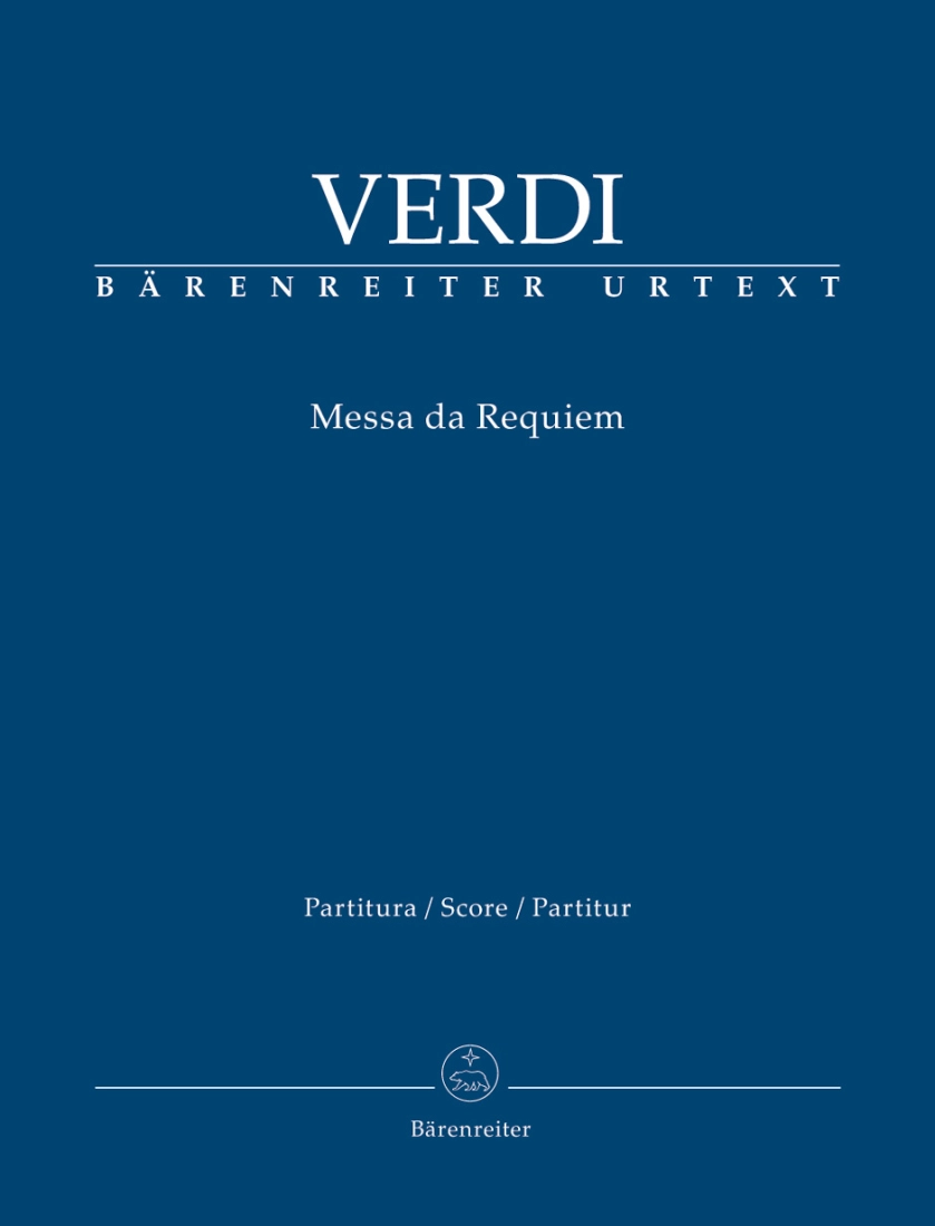 Messa da Requiem - Verdi/Uvietta - Full Score - Book