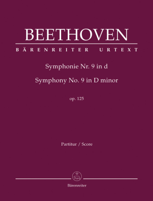 Baerenreiter Verlag - Symphony no. 9 in D minor op. 125 - Beethoven/Del Mar - Full Score - Book