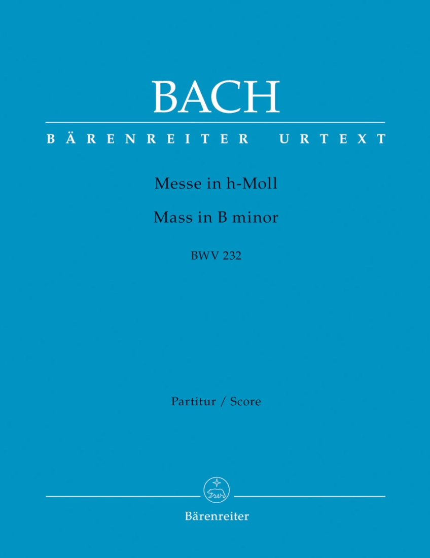 Mass in B minor BWV 232 - Bach/Wolf - Full Score - Book