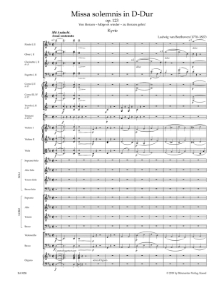 Missa solemnis op. 123 - Beethoven/Cooper - Full Score - Book