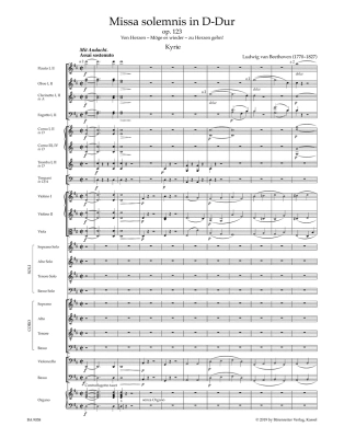 Missa solemnis op. 123 - Beethoven/Cooper - Full Score - Book