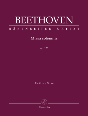 Baerenreiter Verlag - Missa solemnis op. 123 - Beethoven/Cooper - Full Score - Book
