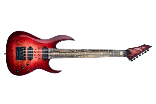 B.C. Rich - Shredzilla 7 Prophecy Archtop with Evertune II - Lava Burst